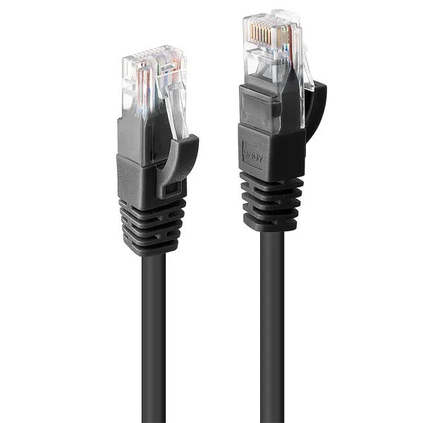 UTP Category 6 Rigid Network Cable LINDY Black 3 m (1 Unit)