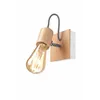 KM-1.125 GUSTAVO 1-light wooden wall lamp