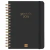 Расписание Finocam Alma Чёрный A5 15,5 x 21,2 cm 2026
