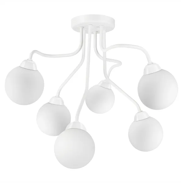 LM-6.159 HOLLY 6-light ceiling lamp with shades