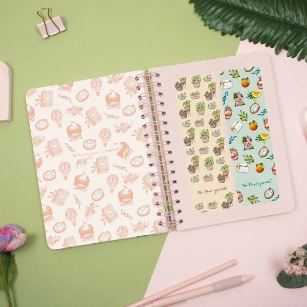 Расписание Finocam THE FLOWER JOURNAL A5 15,5 x 21,2 cm Розовый 2026