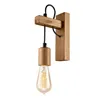 KM-1.97 LEON 1-light wooden wall lamp