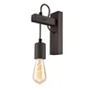 KM-1.97 LEON 1-light wooden wall lamp