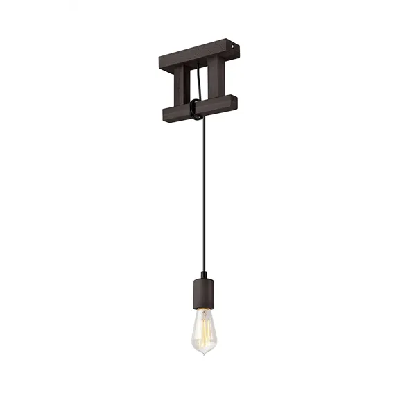 LM-1.97 LEON 1-light wooden hanging lamp