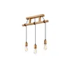 LM-3.97 LEON 3-light wooden hanging lamp