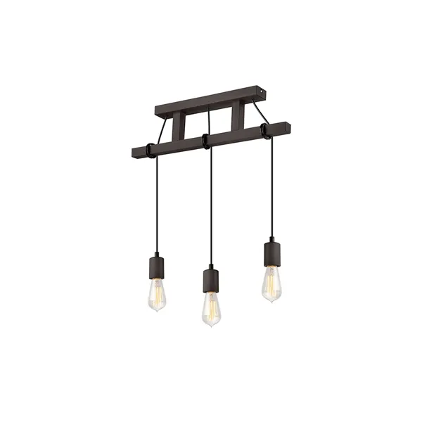 LM-3.97 LEON 3-light wooden hanging lamp