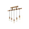 LM-5.97 LEON 5-light wooden hanging lamp