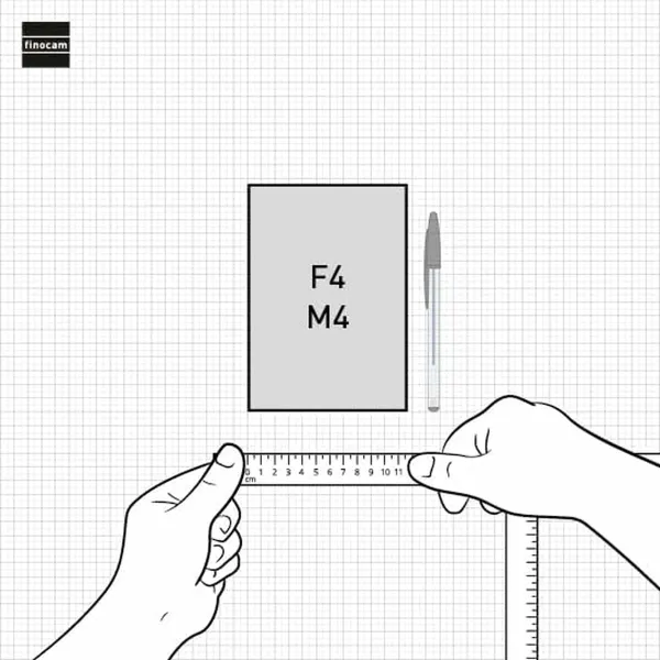 Расписание Finocam MÍNIMAL TEXTURA Красный 11,8 x 16,8 cm 2026