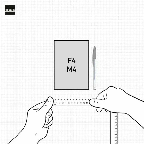 Расписание Finocam MÍNIMAL TEXTURA Красный 11,8 x 16,8 cm 2026