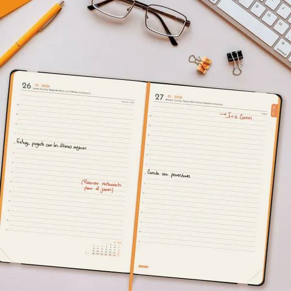 Diary Finocam FLEXI Blue A5 14,8 x 21 cm 2026
