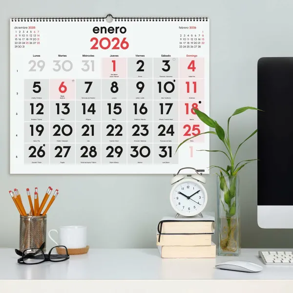 Wall calendar Finocam Paper 54 x 42 cm