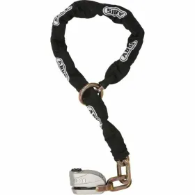 Ketju munalukolla ABUS 8008/12KS120 Black Loop Musta