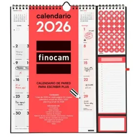 Seinäkalenteri Finocam Plus Paperi 2026 21,5 x 32,5 cm