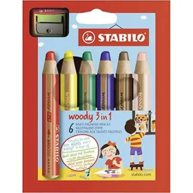 Värikynät Stabilo Woody Monivärinen 6 Kappaletta (5 osaa)