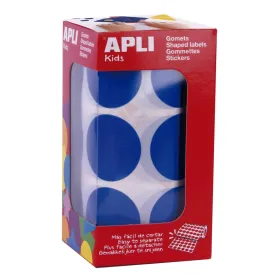 Izlīmes Apli Zils Apaļš