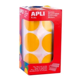 Lipdukai Apli Geltona Apskritas