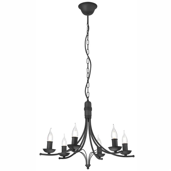 LM-6.153 LUCY classic 6-light candlestick hanging lamp