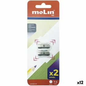 Drožtukas Molin Sidabras Metalinis 2 Dalys (12 vnt.)