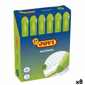 Fluorescent Marker Set Jovi JOVI!NEON Green 12 Pieces (8 Units)