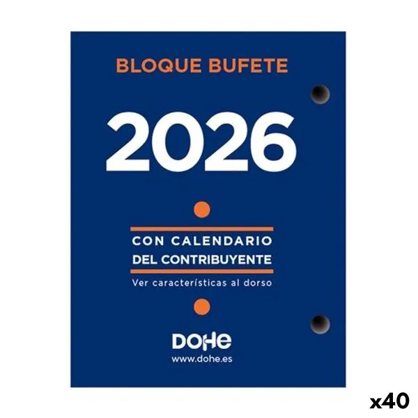 Grafiks DOHE Bufete 8,5 x 11 cm 2026 (40 gb.)