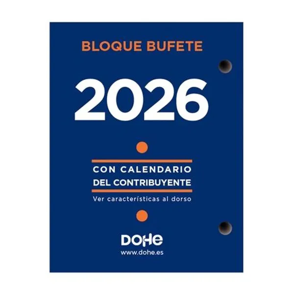 Diary DOHE Bufete 8,5 x 11 cm 2026 (40 Units)