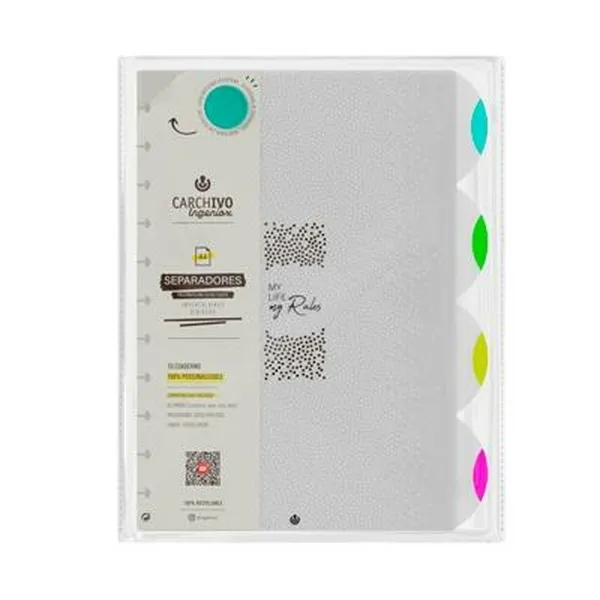 Разделители Carchivo INGENIOX NEON Разноцветный A4 (10 штук)