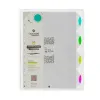 Разделители Carchivo INGENIOX NEON Разноцветный A4 (10 штук)