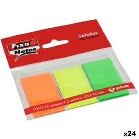 Стикеры для записей Fixo Разноцветный 25 x 43 mm (24 штук)