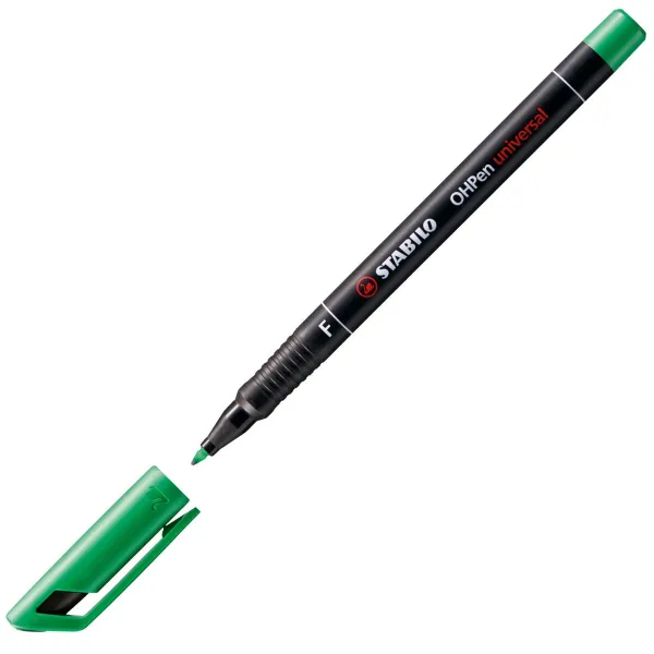 Permanenttimarkkeri Stabilo Vihreä 0,7 mm 10 Kappaletta