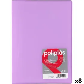 Papkė su skyriais Grafoplas POLIPLÁS Levandos Lapas (8 vnt.)