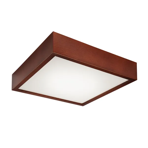 LD.PD-9.2 QUADRO 2-light wooden ceiling lamp