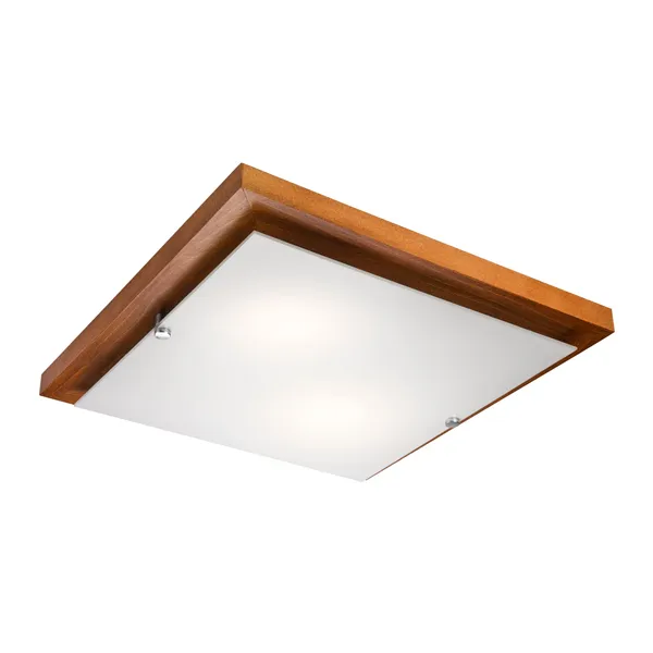 LD.PD-7.2 PEDRO 2-light wooden ceiling lamp