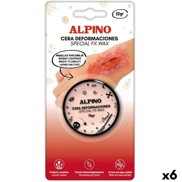 макияж Alpino Halloween 12 g Рана (6 штук)
