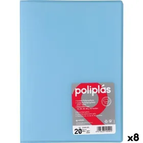 Папка-классификатор Grafoplas POLIPLÁS Синий Лист (8 штук)