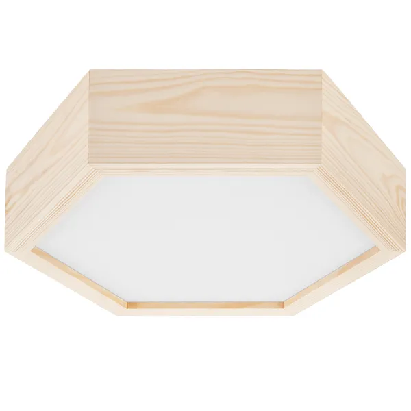 LD.PD-5.1 HEX hexagonal 1-light wooden ceiling lamp