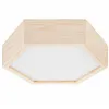 LD.PD-5.1 HEX hexagonal 1-light wooden ceiling lamp