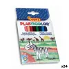 Coloured crayons Jovi PLASTICOLOR Multicolour (12 Pieces) (24 Units)