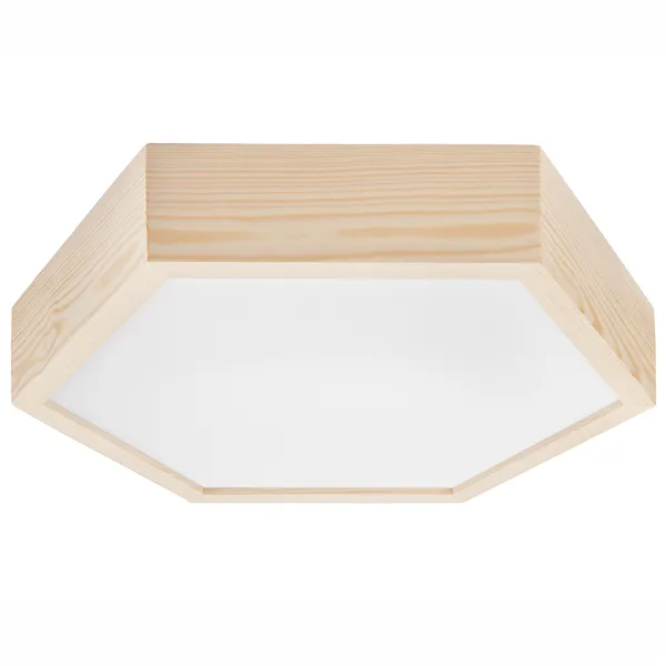 LD.PD-5.2 HEX hexagonal 2-light wooden ceiling lamp