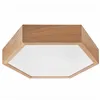 LD.PD-5.2 HEX hexagonal 2-light wooden ceiling lamp