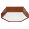 LD.PD-5.2 HEX hexagonal 2-light wooden ceiling lamp