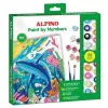 Gleznošanas pēc skaitļiem komplekts Alpino Ocean 6 gb.