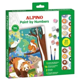 Набор «Раскраска по номерам» Alpino Forest 6 штук