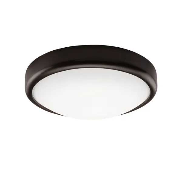 LD.PD-8.1 ANELLO ceiling lamp with convex glass, 1-light wooden