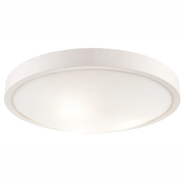 LD.PD-8.3 ANELLO 3-light wooden ceiling lamp with convex glass