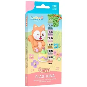 Sticks of Modelling clay Jovi KAWAII Multicolour 10 Pieces