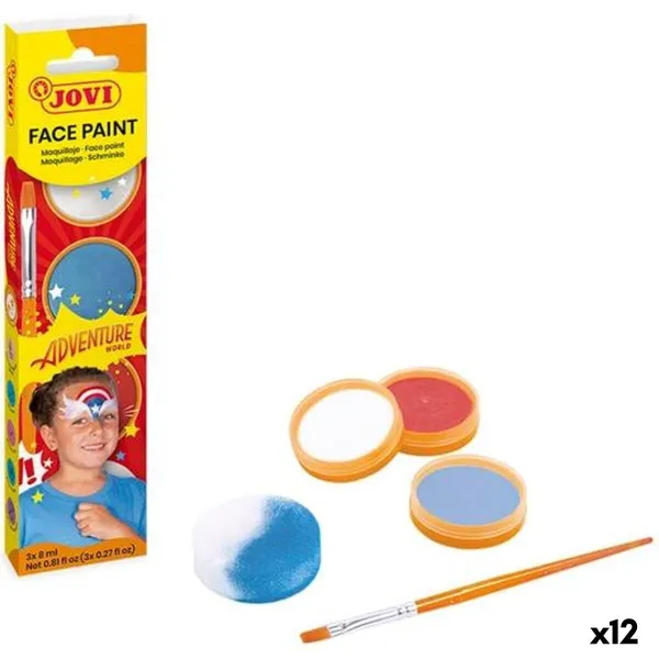 Children's Make-up Set Jovi ADVENTURE Multicolour (12 Units)