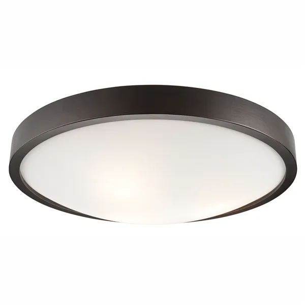 LD.PD-8.3 ANELLO 3-light wooden ceiling lamp with convex glass