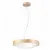 LD.PD-8.2/Z ANELLO Z ceiling lamp with convex glass, 2-light wooden hanging LED