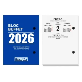 Stalo kalendorius Ingraf Buffet 2026 (90 vnt.)