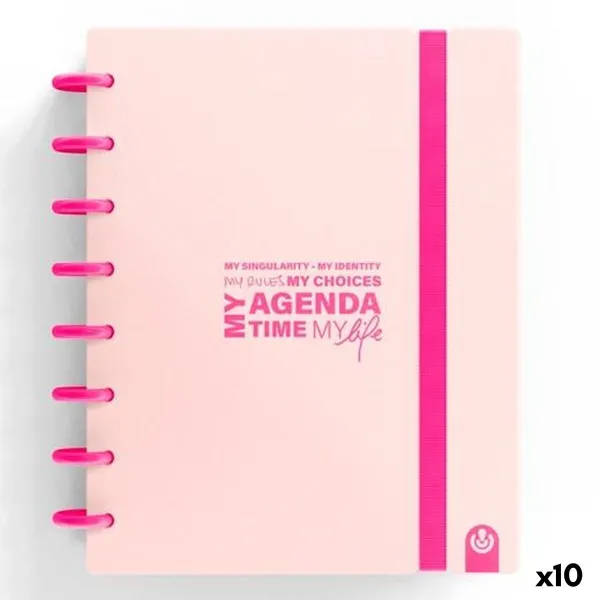 Päivyri Carchivo My Agenda Time My Lfe Pinkki A5 (10 osaa)